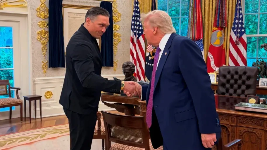 Його козирі – в боксерських рукавицях: Усик зустрівся з Трампом у Білому домі